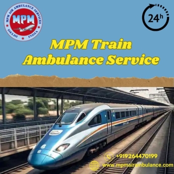 Transfer of Patients by Train Ambulance Was Done In a Phased Manner at MPM Bhopal