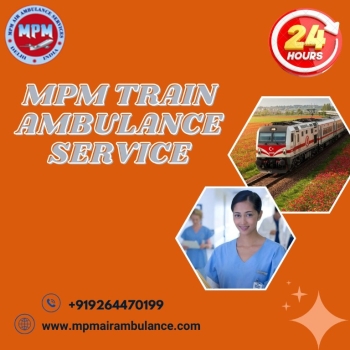 MPM Train Ambulance Provided a Paramedic Facility for Patient Transfer in Kolkata