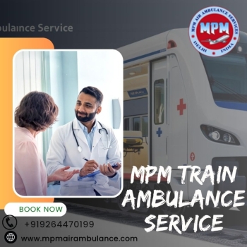 MPM Train Ambulance in Ranchi takes care of the patients with the No. 1 facilities