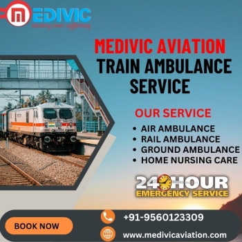 Opt For Medivic Aviation Train Ambulance in Bangalore for All Your Medical Transportation Needs