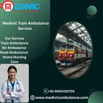 Medivic Aviation Transit the Sick with Round-the-Clock Care in Patna in its Train Ambulance
