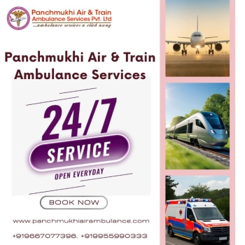 For Having a Convenient Medical Transport Choose to Travel via Panchmukhi Train Ambulance in Patna