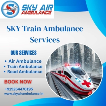 Use Medivic Train Ambulance services in Gorakhpur  under a competent doctor and nurse team.