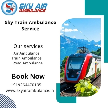 Choose Sky Train Ambulance Services in Varanasi with high-tech medical facilities