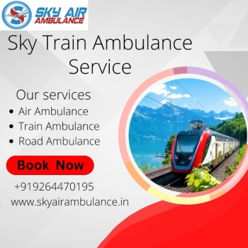 Hire a Sky Train Ambulance from Jabalpur at a nominal  fee and take your patient safely