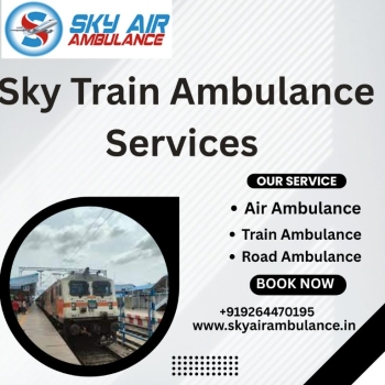Choose Sky Train Ambulance Services in Mumbai for safe transportation of your patient.