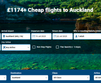 Cheap flights to Auckland