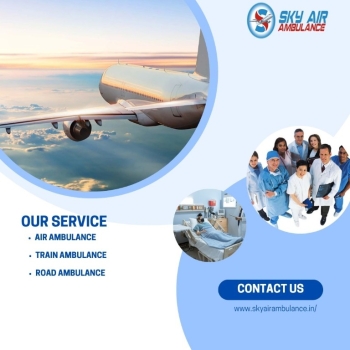 Sky Air Ambulance With Transfer Patients From Ranchi To Delhi