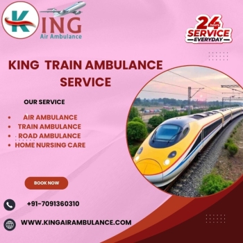 King Train Ambulance from Patna Helping Patients Reach the Source Destination Efficiently