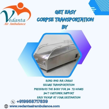 Vedanta Dead Body Transportation in Hyderabad – Affordable Price and Reliable Body Transfer