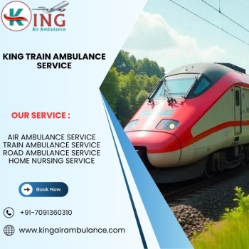 King Train Ambulance in Ranchi- Making efforts to shift Patients without any difficulties