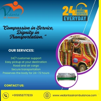Vedanta’s Makes Dead Body Transportation Easier and Well-Cleaned in Patna