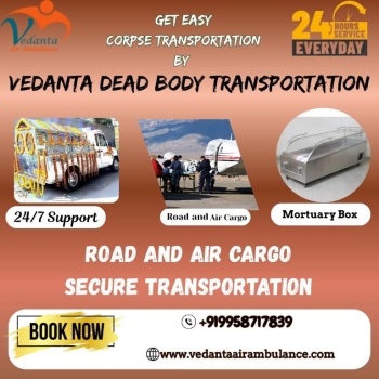 Vedanta provides body transit based on your desired time by air cargo in Bangalore