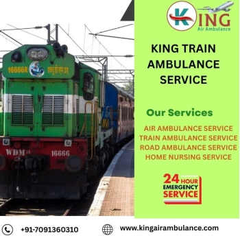King ICU Train Ambulance in Ranchi– Causing Nominal Complications during the Journey