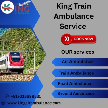 King Travels with Emergency Equipment in Its Train Ambulance in Delhi