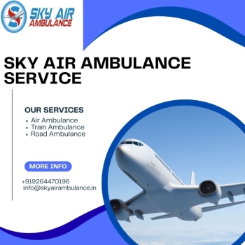 Sky Air Ambulance from Jamshedpur to Delhi transports patients without any Complexity