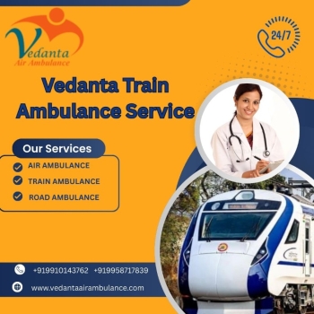 Vedanta Train Ambulance in Kerala Provides the Best Team of Doctors to the Patient