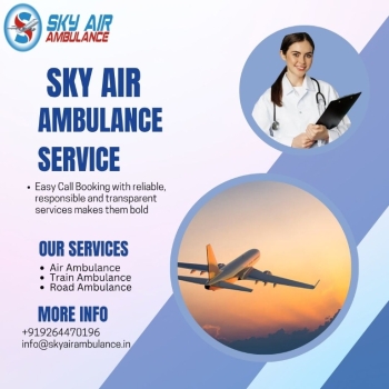 Travel to a Different State with Sky Air Ambulance From Patna To Delhi