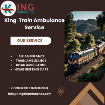 King Train Ambulance Service provides safe transfer facility to patients in Jamshedpur