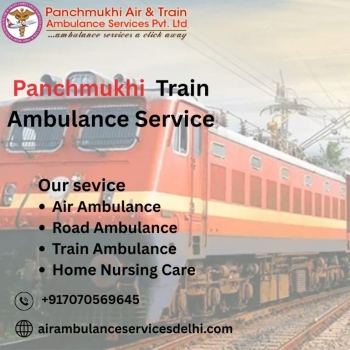 Panchmukhi Low Cost Train Ambulance in Guwahati- Take ICU facilitated medical transport at a lower price
