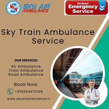 Choose Sky Train Ambulance Service to transport your critically ill loved ones to Ranchi