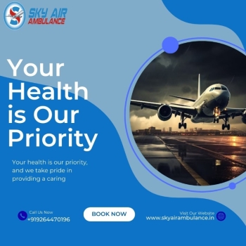 Sky Air Ambulance from Patna to Delhi is available for bookings
