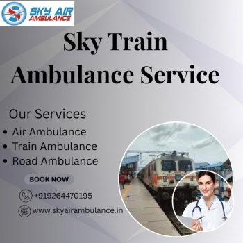 Sky Train Ambulance from Bhopal – Offering Timely Reliable Relocation Missions