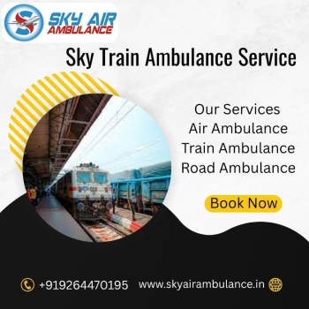 Use the Sky Train Ambulance service to take care of patients in an emergency situation in Dibrugarh