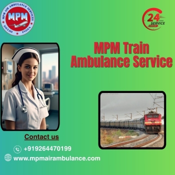 MPM Train Ambulance in Delhi Provides Life-Saving Treatment to Injured Patients