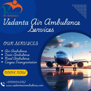 Vedanta Air ambulance works on the first calls in Bokaro in an emergency