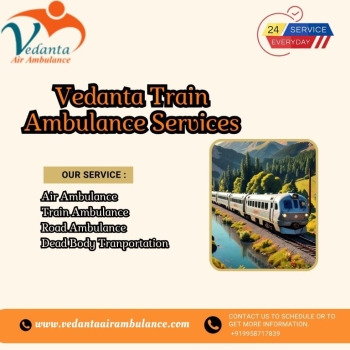 The Vedanta train ambulance at Dibrugarh is provided by a team of paramedics for the entire transfer process