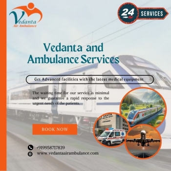 The Vedanta Medical Train Ambulance in Jammu is prepared for comfort and security with features made for survival