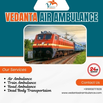 Vedanta Train Ambulance in Kerala provides innovative and cost-effective transfer services