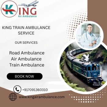 Book now King Train Ambulance in Kolkata to transfer your patient