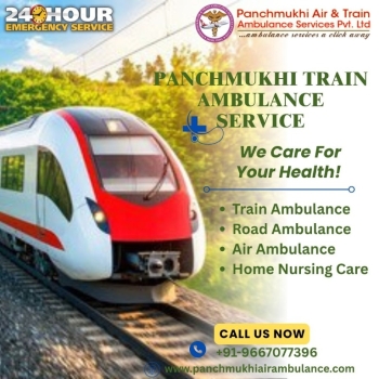Panchmukhi Train Ambulance from Guwahati- Cost-Effective and Convenient Ride Arranged