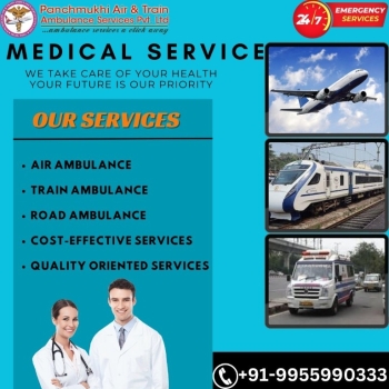 Panchmukhi Train Ambulance based in Guwahati provides the highest quality care