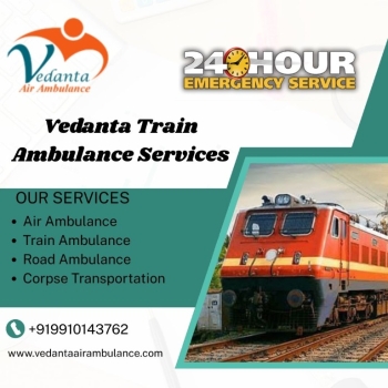 Select the Vedanta to transport your critical patient in Ernakulam with its Train Ambulance