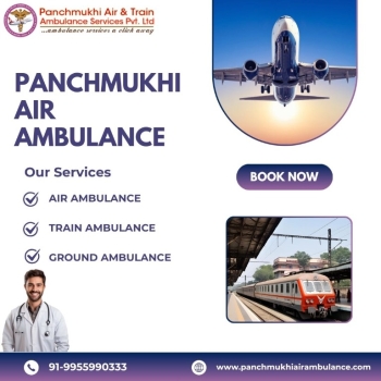 With All the Needed Medical Supplies, Take On Rent Panchmukhi, the World-Class Air Ambulance in Mumbai