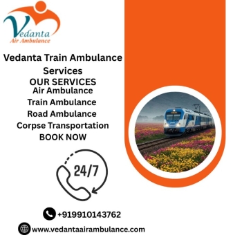 Vedanta Train Ambulance in Kerala ensures careful transportation