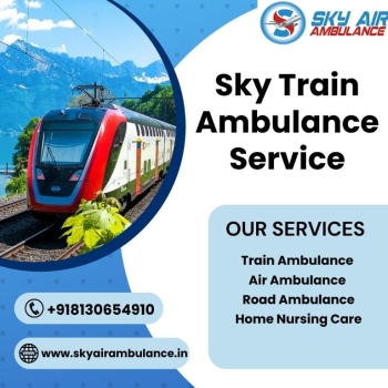 Sky Train Ambulances in Dibrugarh offers life saving medical features during journey