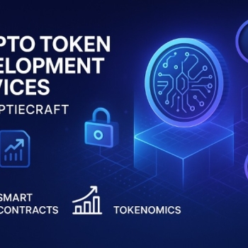 Custom Crypto Token Development Services by Cryptiecraft