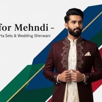 Kurta for Mehndi – Shop Festive Kurta Sets & Wedding Sherwani at Nawab Parker
