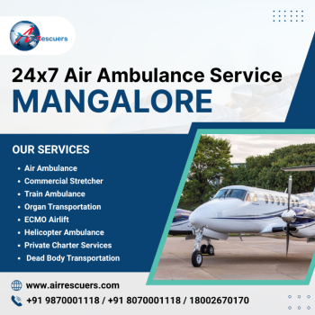 Safe & Swift Air Ambulance Support in Mangalore