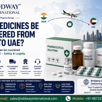 Can Medicines Be Couriered from India to UAE? Safe Shipping Guide – Oddway International