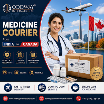 Medicine Courier From India To Canada for Verified Shipments
