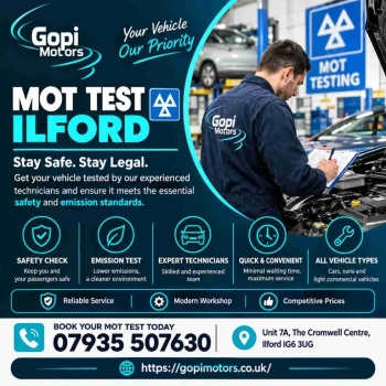 MOT test Ilford