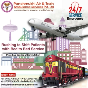 Receive an Air Ambulance from Guwahati with the Most Dedicated Medical Unit by Panchmukhi