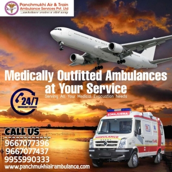 Get Now Most Excellent Air Ambulance from Mumbai by Panchmukhi