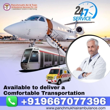 Hire Foremost Air Ambulance from Patna with Medical Facility by Panchmukhi