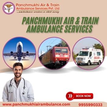 Panchmukhi Train Ambulance in Ranchi is the top choice for long-distance travel